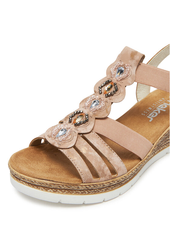 Rieker Rieker Sandali 619B2-31 Roza