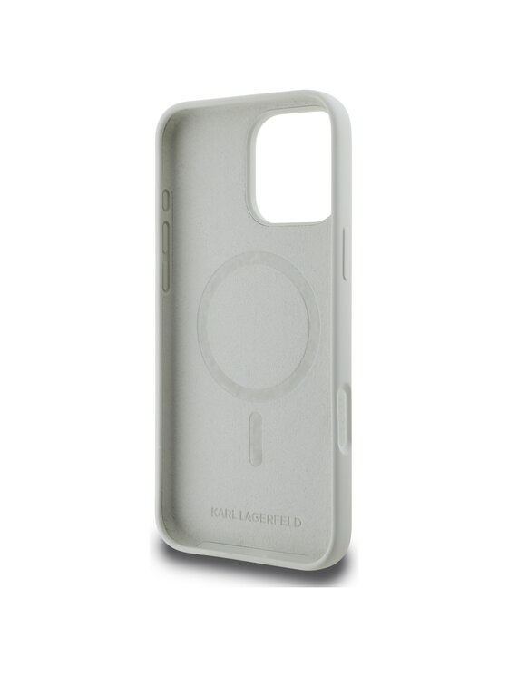 KARL LAGERFELD KARL LAGERFELD Etui na telefon iPhone 16 Pro Beżowy