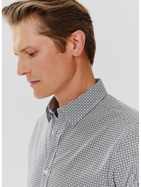 Pako Lorente Pako Lorente Koszula P24WN-1X-006 Biały Slim Fit