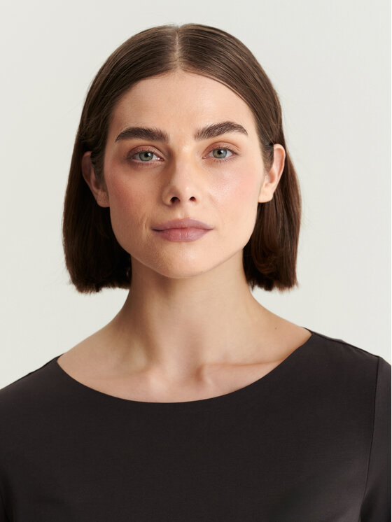 TATUUM TATUUM Bluzka MIKAJO Brązowy Classic Fit