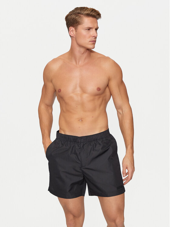 Calvin Klein Swimwear Calvin Klein Swimwear Kupaće gaće i hlače KM0KM01084 Crna Slim Fit