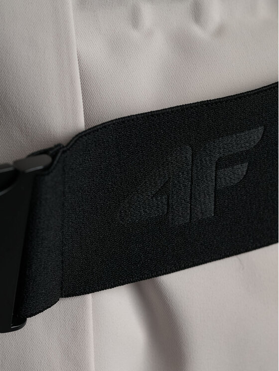 4F 4F Kurtka puchowa CITY JACKETS Szary jasny Slim Fit