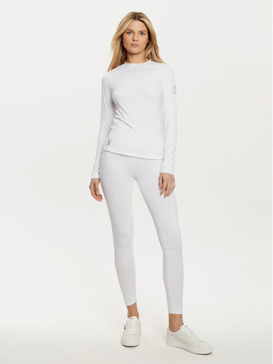Surfanic Surfanic Lenjerie de corp termoactivă partea de sus Cozy SWX2601 Alb Slim Fit