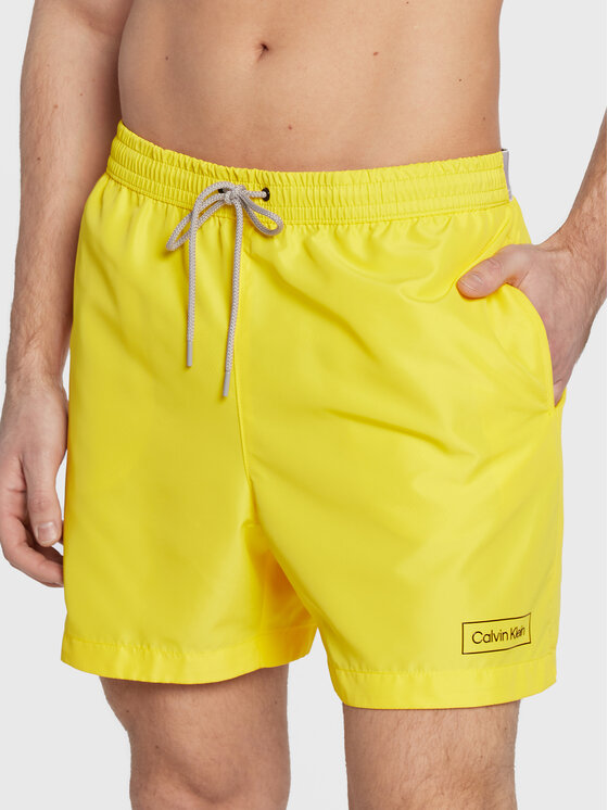 Calvin Klein Swimwear Calvin Klein Swimwear Plavecké šortky KM0KM00787 Žltá Regular Fit
