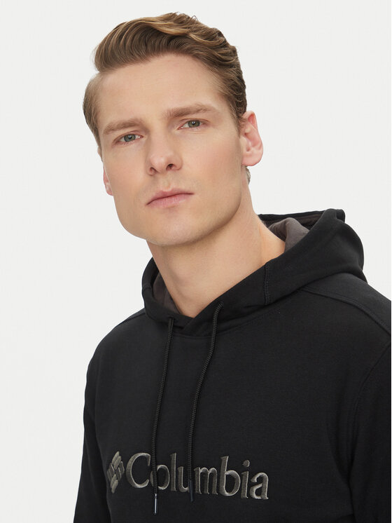 Columbia Columbia Μπλούζα Csc Basic Logo II EM2179 Μαύρο Regular Fit