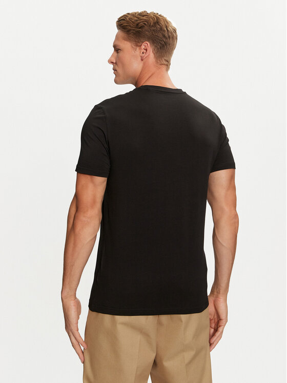 Guess Guess T-Shirt M4BI33 J1314 Schwarz Slim Fit