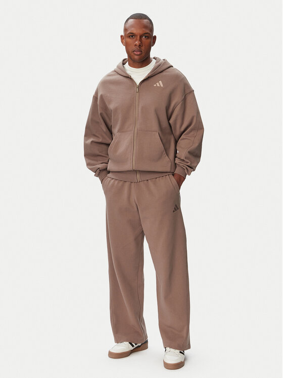 adidas adidas Jogginghose Kit Small Logo Wide KW2339 Beige Relaxed Fit