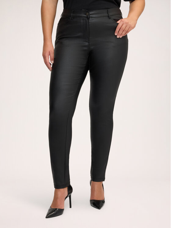 Fiorella Rubino Fiorella Rubino Spodnie materiałowe P726T005432N033 Czarny Regular Fit