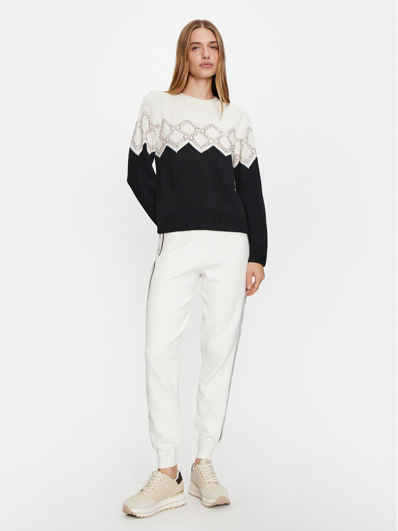 Liu Jo Sport Liu Jo Sport Sweater TF4233 MS55L Fekete Regular Fit
