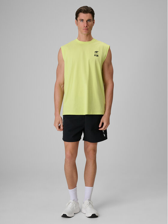 4F 4F Tank top FOB SUMMER Zielony Loose Fit