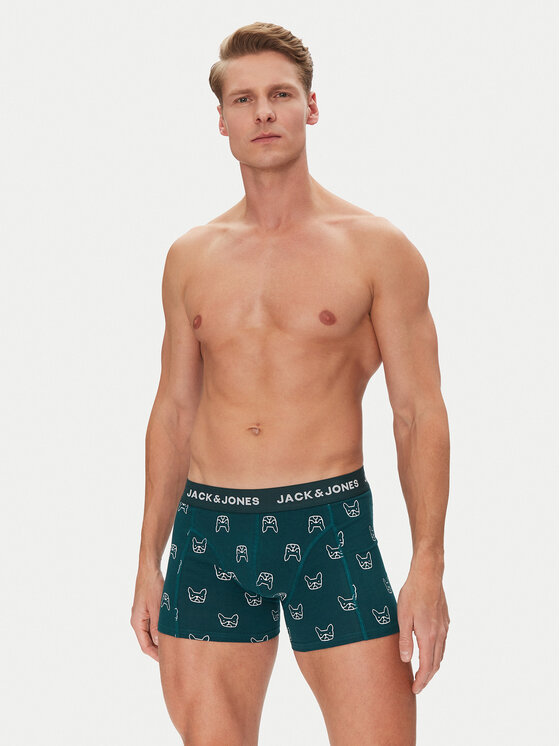 Jack & Jones Jack & Jones Komplet bokserek Denim Dog 12275817 Kolorowy