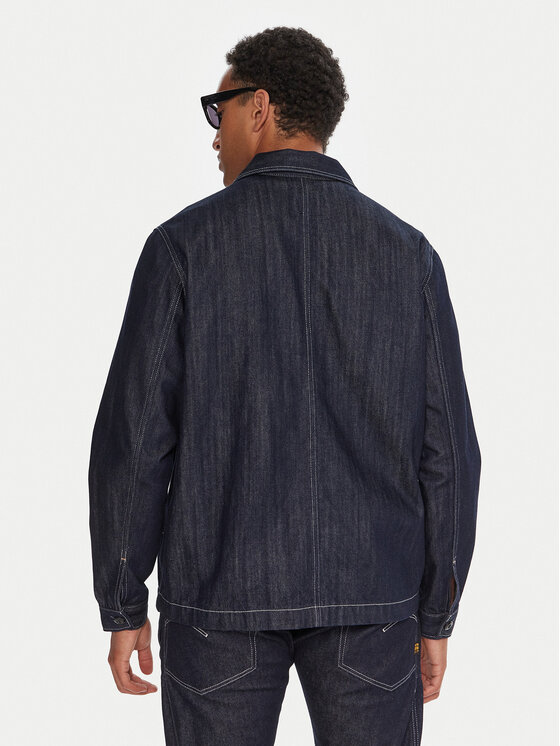 G-Star Raw G-Star Raw Teksasärk Mosa D26462-D577 Tumesinine Relaxed Fit