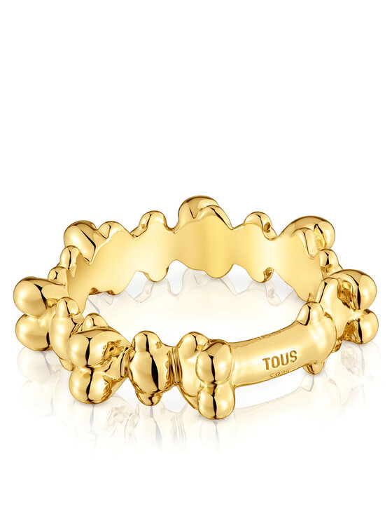 TOUS TOUS Кільце Bold Bear 1004200712 Золотий