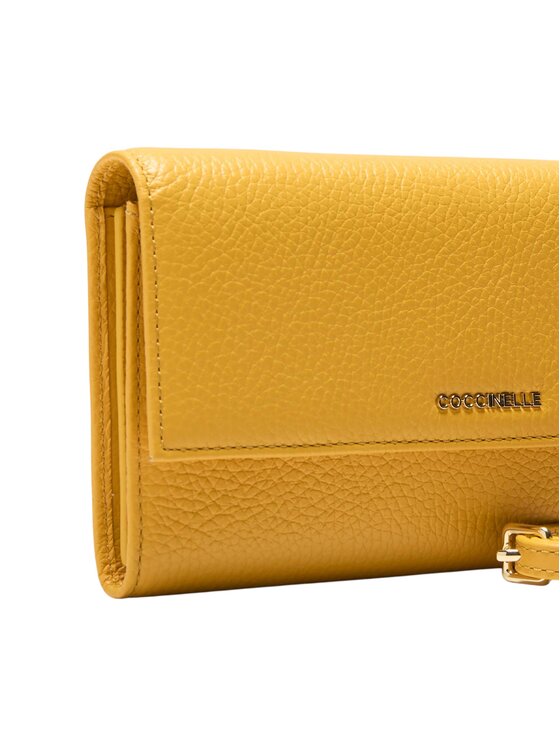 Coccinelle Coccinelle Portafoglio METALLIC S24 Giallo