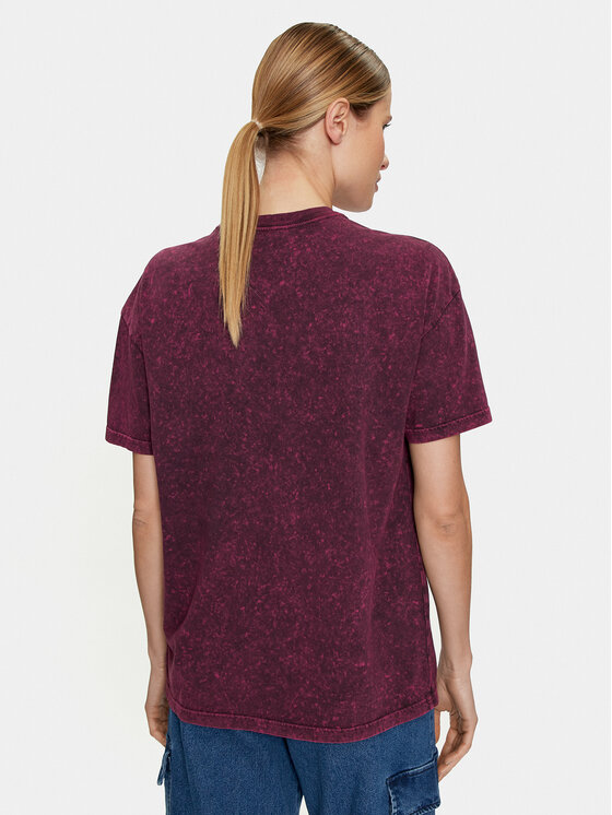 Vans Vans T-krekls Love Shackle Oversized VN000GK6 Melns Regular Fit