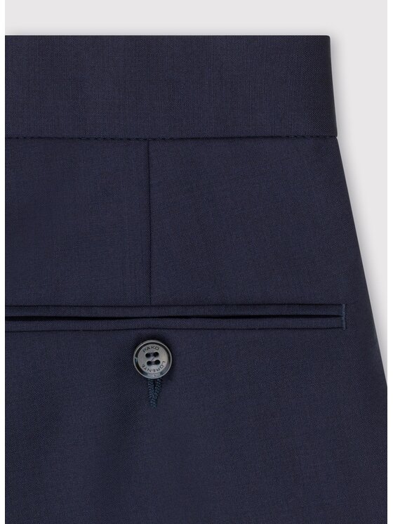 Pako Lorente Pako Lorente Spodnie garniturowe P000P-6G-005 Granatowy Slim Fit