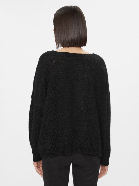 Kontatto Kontatto Sweater 3M1200 Fekete Oversize