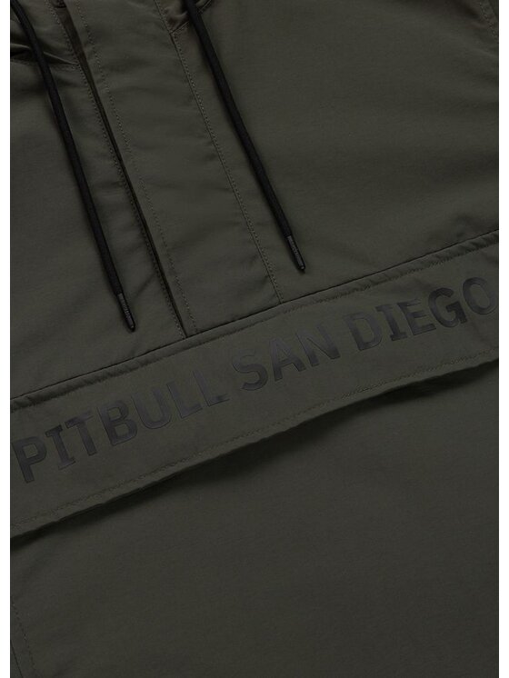 PITBULL PITBULL Kurtka przejściowa MEANDRO Zielony Regular Fit