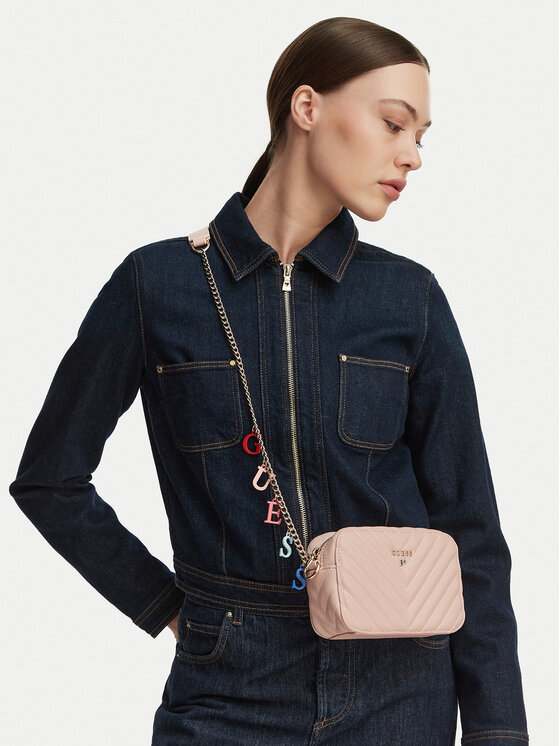 Guess Guess Rankinė J4GZ23 WFZL0 Rožinė