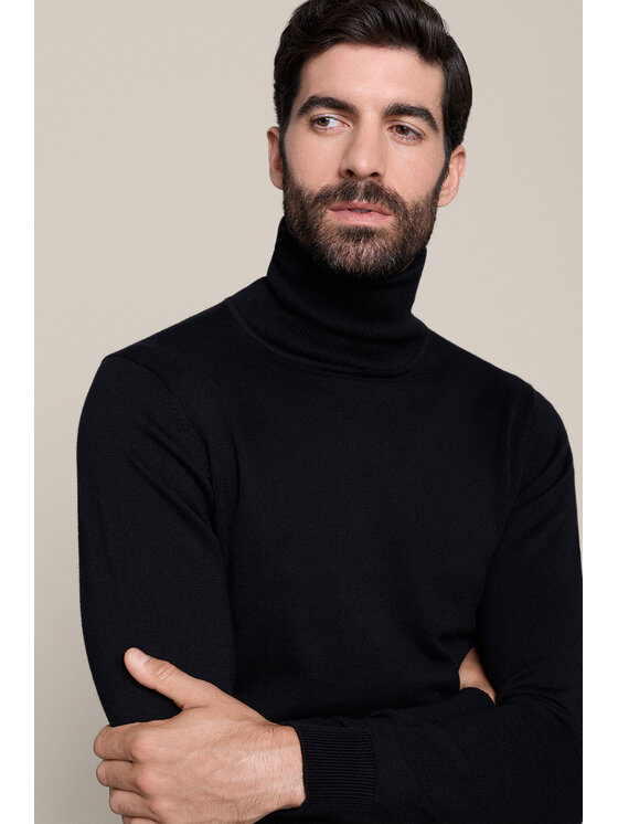 Lancerto Lancerto Sweter Jesse SW000211556013 Czarny Regular Fit
