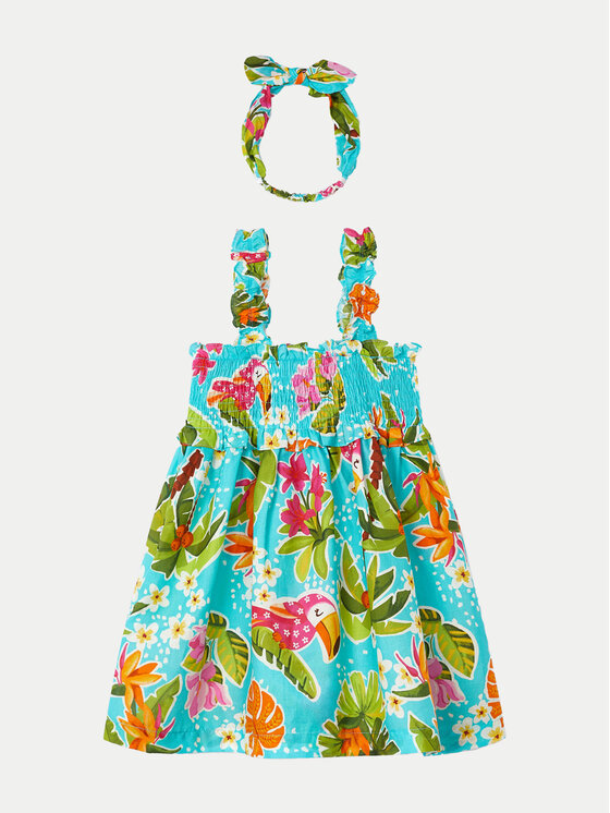 Mayoral Mayoral Літня сукня 3947 Голубий Regular Fit