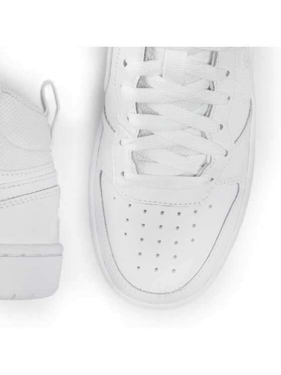 Nike Nike Sneakersy Court Borough Mid 2 (Gs) CD7782 100 Bílá