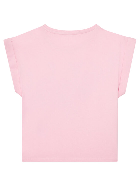 Guess Guess T-Shirt J5GI32 K8HM4 Różowy Regular Fit