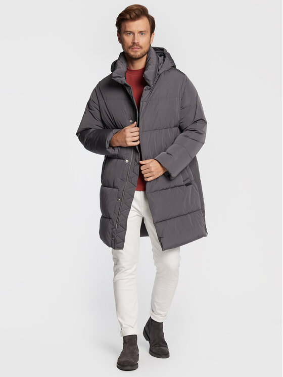 Trussardi Trussardi Zimní bunda Memory 52S00742 Šedá Regular Fit