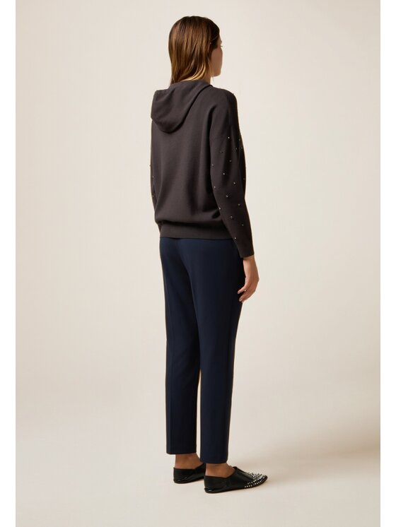 Oltre Oltre Cardigan M283J005017N013 Grigio Regular Fit