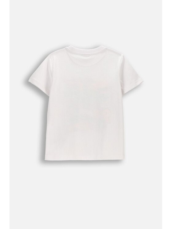 Coccodrillo Coccodrillo T-Shirt WC6143204HBK-001 Biały Regular Fit