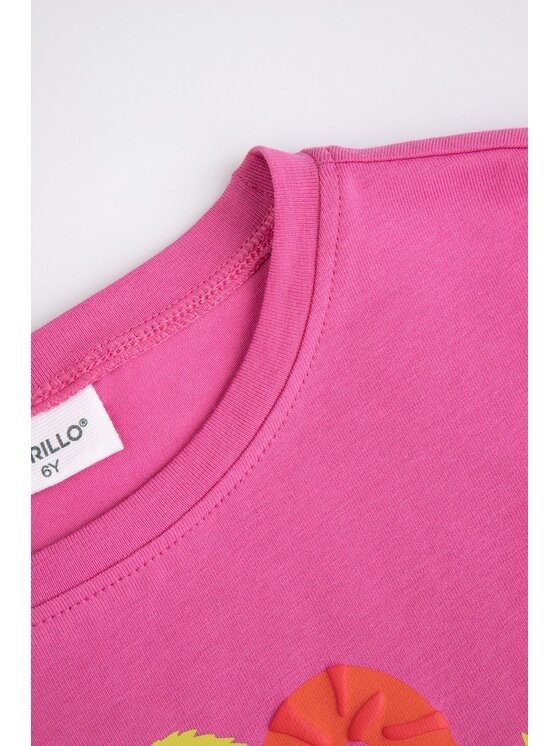 Coccodrillo Coccodrillo T-Shirt ZC5143203AGK-008 Różowy Regular Fit