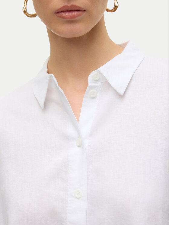 Vero Moda Vero Moda Košulja Linn 10306820 Bijela Relaxed Fit