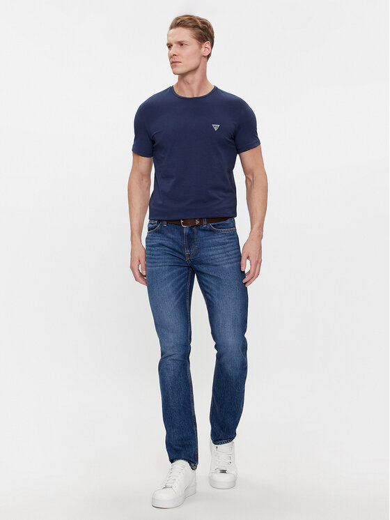 Guess Guess Póló szett U97G02 KCD31 Sötétkék Regular Fit