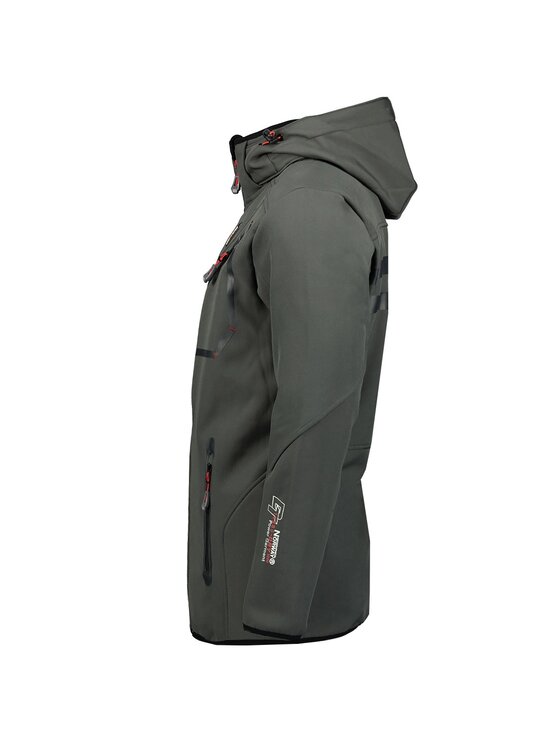 Geographical Norway Geographical Norway Kurtka softshell WW1975H/GN/Dark Grey / Black Szary Regular Fit