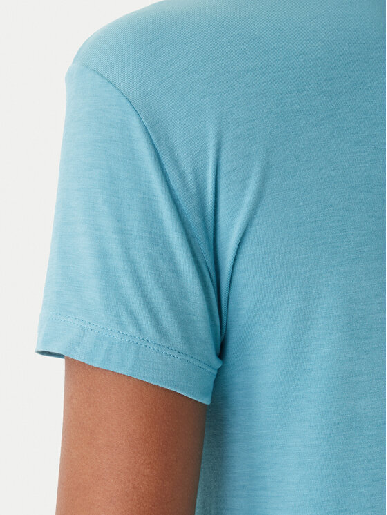 Emporio Armani Emporio Armani T-Shirt EW000408 AF19024 U9163 Turkusowy Regular Fit