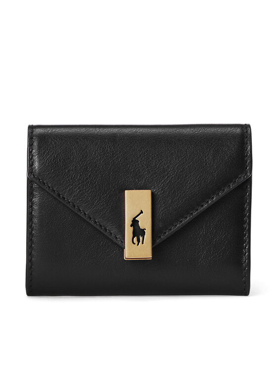 Polo Ralph Lauren Portafoglio piccolo da donna 427886734001 Nero, taglia : 00