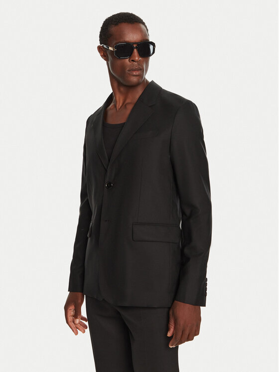 AMI PARIS AMI PARIS Sacou HBV008.WV0044 Negru Regular Fit