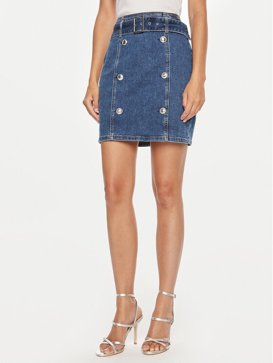 Női Farmer szoknya Guess, Méret: 28, Kék, W4YD0Q D55M0