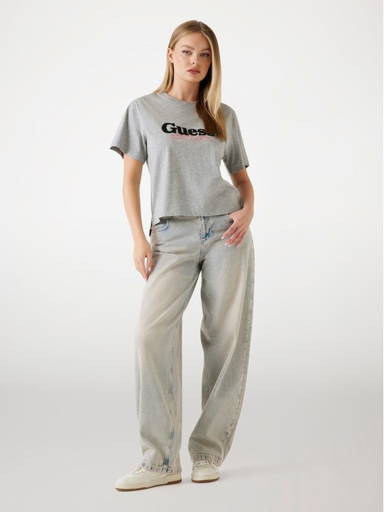 Guess Guess T-Shirt 176711 Szary Classic Fit