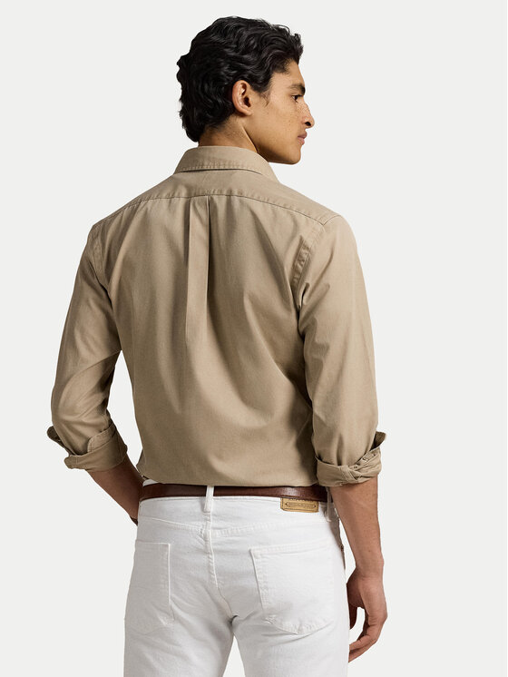 Polo Ralph Lauren Polo Ralph Lauren Koszula 710937993011 Beżowy Custom Fit