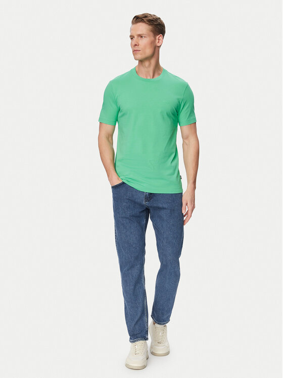 BOSS BOSS Футболка Thompson 01 50468347 Зелений Regular Fit