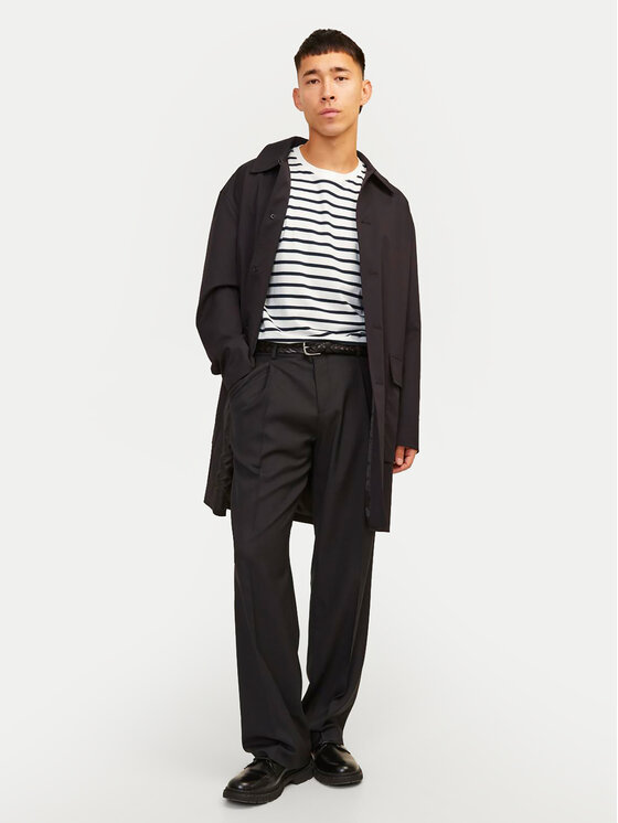 Jack&Jones Jack&Jones Тишърт Organic Basic 12156101 Бял Slim Fit