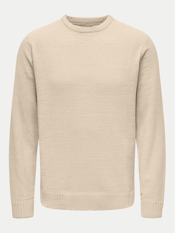 Only & Sons Only & Sons Džemper Sethan 22029788 Bež Regular Fit