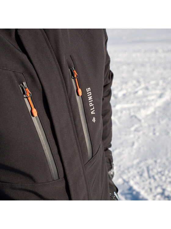 Alpinus Alpinus Kurtka zimowa Ariz Czarny Regular Fit