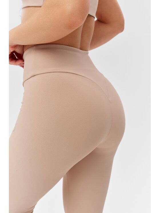 ROUGH RADICAL ROUGH RADICAL Legginsy WELLNESS LONG Beżowy Slim Fit