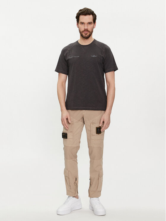 Aeronautica Militare Aeronautica Militare Тишърт 241TS2199J628 Сив Regular Fit
