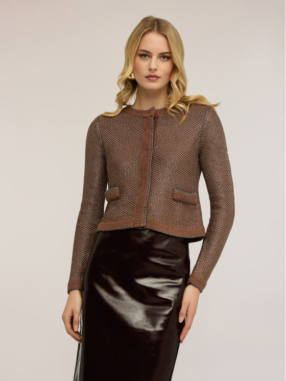 Motivi Motivi Maglione M114W003804N0V2 Marrone Regular Fit