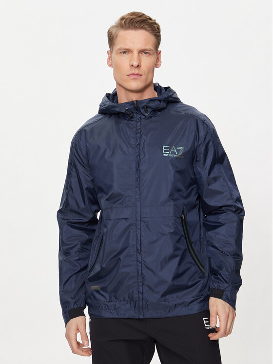 EA7 Emporio Armani EA7 Emporio Armani Bomber striukė 3DPB03 PNFHZ 1554 Tamsiai mėlyna Regular Fit