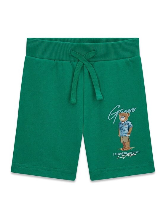 Guess Kids Guess Kids Pantaloni di tessuto 181960 Verde Regular Fit