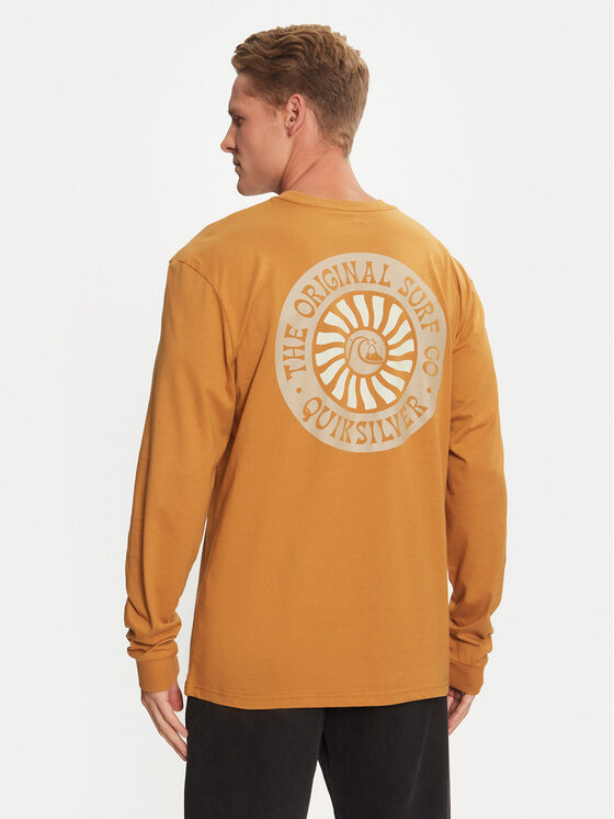 Quiksilver Quiksilver Majica z dolgimi rokavi Bloom Cycle EQYZT07707 Rjava Regular Fit